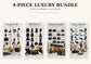 Black Luxury Savings Challenge four-piece bundle, centered
