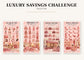 Luxury Savings Challenge collection hero, centered