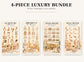 Ivory Luxury Savings Challenge four-piece bundle, centered
